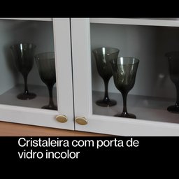 Cozinha Modulada de Canto 8 Peças 14 Portas 7 Gavetas Americana Henn - Cinza/nature - 5