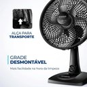 Ver imagem 5 de Ventilador de Mesa Mondial 6 Pás 30cm Preto Vsp-30-b - 127v