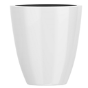 Ver imagem 1 de Vaso de Fibra de Vidro Roma P 50cm Decorativo Branco
