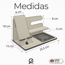 Ver imagem 2 de Organizador de Mesa MDF 6mm Gelo