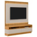 Ver imagem 1 de Painel para Tv 70 Pol e Rack Bancada 180cm Real L06 Tauari/off White Fosco - Mpozenato