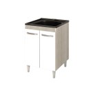 Ver imagem 2 de Balcão Gabinete para Lavanderia Tanque com Cuba 0,60x0,60 Vectra Hr Móveis