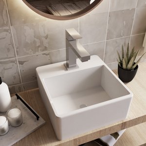Cuba Pia para Banheiro de Apoio Lavabo 32cmx30cm - Palermo