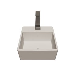 Cuba Pia para Banheiro de Apoio Lavabo 32cmx30cm - Palermo - 6