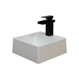 Cuba Pia para Banheiro de Apoio Lavabo 32cmx30cm - Palermo - 5