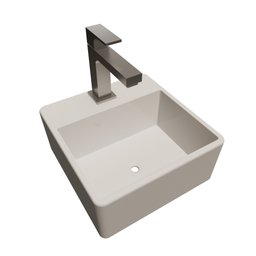 Cuba Pia para Banheiro de Apoio Lavabo 32cmx30cm - Palermo - 7