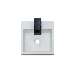 Cuba Pia para Banheiro de Apoio Lavabo 32cmx30cm - Palermo - 3