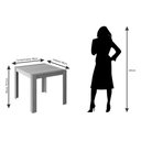 Ver imagem 6 de Mesa para Sala de Jantar Grace 90 x 90 cm 100% MDF e 4 Cadeiras Maia Cimol Nature/Off White/