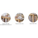 Ver imagem 3 de Mesa para Sala de Jantar Grace 90 x 90 cm 100% MDF e 4 Cadeiras Maia Cimol Nature/Off White/