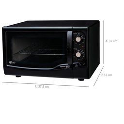 Forno Elétrico de Bancada 44L Fischer Gourmet Grill com Timer 1775W 110V - 5