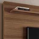 Ver imagem 5 de Estante Painel para Tv 65 Pol com Rodízios Cloud B01 Castanho Off White - Lyam Decor