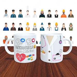 Caneca Personalizada Profissão Sou Médica N° 2