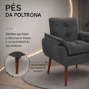 Ver imagem 6 de Kit Poltrona Opala Confortável e Resistente para Escritório em Suede Cinza