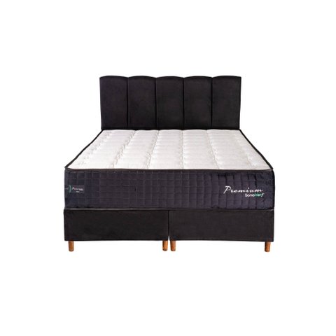 Base Box Queen 0,78 (1,58) - Preto