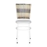 2 Cadeiras para Mesa Branca Hawai Cappuccino Premium Cor:branco - 5