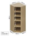 Ver imagem 4 de Módulo de Canto Oblíquo 180 Frame CabeCasa MadeiraOriginals