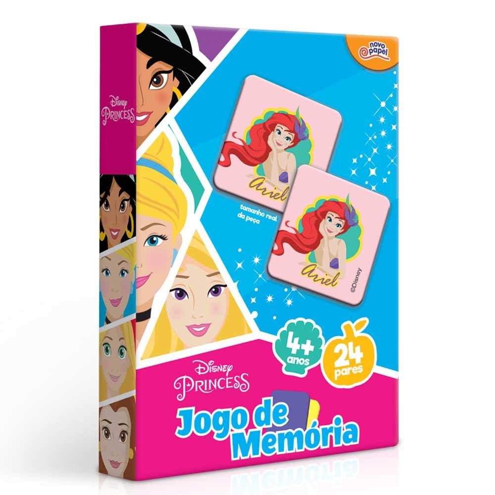Jogo da Memória Infantil - Princesas Disney - 48 peças - Toyster - 1
