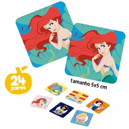 Jogo da Memória Infantil - Princesas Disney - 48 peças - Toyster - 2