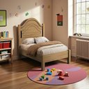 Ver imagem 1 de Cama Solteiro Isis 100% Mdf para Colchão 188x88 Cm -super Reforçada -basoto:amendoa