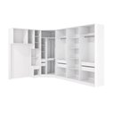Ver imagem 2 de Quarto Modulado Adapt 12 Portas 7 Gavetas MDP 246cm Branco