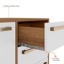 Ver imagem 6 de Bancada Gabinete 3 Portas para Lavanderia Cor Branco 120 Cm