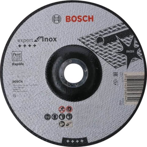 Disco Corte Rápido Centro Deprimido 180x1,6x22,23mm - 2608600710 - Bosch