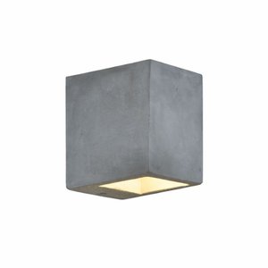 Arandela Decorativa em Concreto Cinza – Soquete G9 | Design Moderno e Industrial