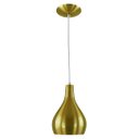 Ver imagem 2 de Pendente Nepal Drop Premium Gourmet em Aluminio Dourado