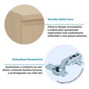 Ver mais imagens de Balcão de Cozinha 100% MDF 1 Porta 40cm Aura Luciane Móveis
