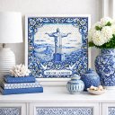 Ver imagem 1 de Quadro Cristo Redentor Rio de Janeiro 33x33 Moldbrancavidro