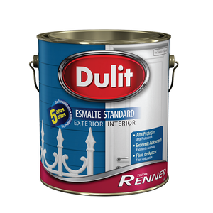 Tinta Esmalte Dulit Brilhante 3,6l Renner Marrom