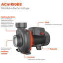 Ver imagem 2 de Lepono Acm150b2 Bomba D'água Centrífuga 2,0hp Voltagem:127/220v;cor:cinza-escuro