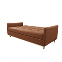 Ver imagem 2 de Sofa Iris 2.10 Bau e Cama Nobly Veludo Marrom