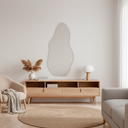 Ver imagem 2 de Espelho Orgânico 110x50 Decorativo de Parede Moderno Contemporâneo Luxo Brinovar