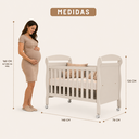 Ver imagem 4 de Berço Danny 2 em 1 para Colchão 130x70cm 100% MDF Branco Fosco
