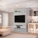 Ver imagem 2 de Home Ripado Sala para Tv de 60 Polegadas Trento com Led Bali com Bali