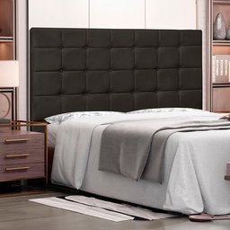 Cabeceira Solteiro 90cm Sonhare Corano Marrom - Lucadi Home - 2