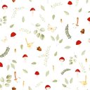 Ver imagem 1 de Papel de Parede Infantil Floresta Vermelho Sonhos 4225