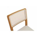 Ver imagem 3 de Kit 6 Cadeiras Sala Jantar Lola 6 Un Carvalho Bouclê Bege Tela Bege