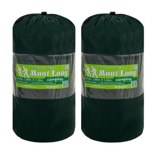 Kit 2 Colchonete Multiuso Solteiro Ginastica Yoga Exercício Academia Camping 190x60cm