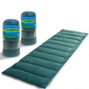 Ver imagem 1 de Kit 2 Colchonete Multiuso Solteiro Ginastica Yoga Exercício Academia Camping 190x60cm