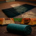 Ver imagem 6 de Kit 2 Colchonete Multiuso Solteiro Ginastica Yoga Exercício Academia Camping 190x60cm