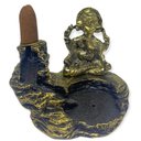 Ver imagem 1 de Incensário Cascata Ganesha ou Buda em Resina-escolha a Cor:ganesha Metal Dourado 7 Cm