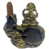 Incensário Cascata Ganesha ou Buda em Resina-escolha a Cor:ganesha Metal Dourado 7 Cm - 1