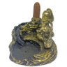 Incensário Cascata Ganesha ou Buda em Resina-escolha a Cor:ganesha Metal Dourado 7 Cm - 4