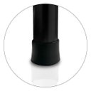 Ver imagem 5 de Barra Apoio Suporte Lado Esquerdo de Aço P/ Vaso Sanitário Segurança Idoso Preto