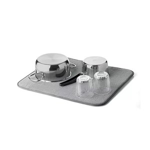 Base Absorvente Antibactéria Dobrável P/ Escorredor de Louças Drysafe - 55 X 42,5 X 6,5 Cm - Guzzini