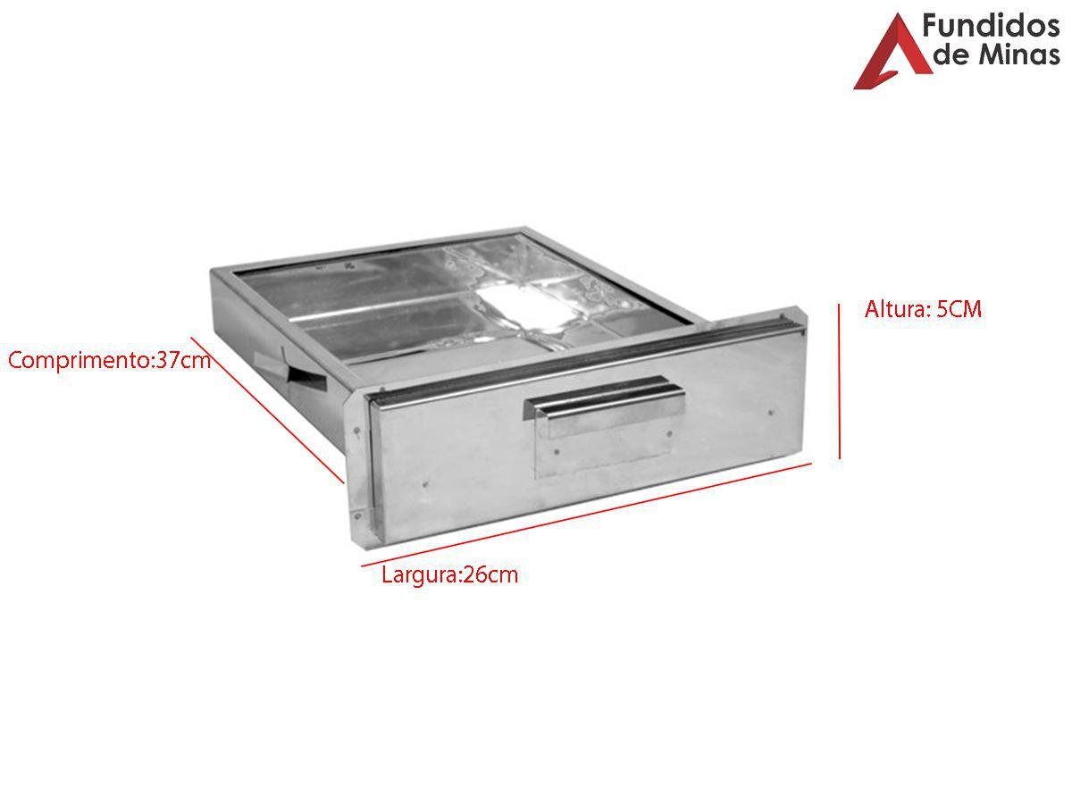 Gaveta Cinzeiro Inox para Fogão a Lenha - 2