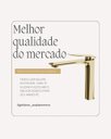 Ver imagem 7 de Torneira Banheiro Dourada Baixa Atenas 100% Metal Premium Quente e Frio