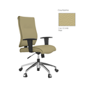 Ver imagem 3 de Cadeira de Escritório Giratória Base Alumínio Diretor Infinity Star Martiflex Bege